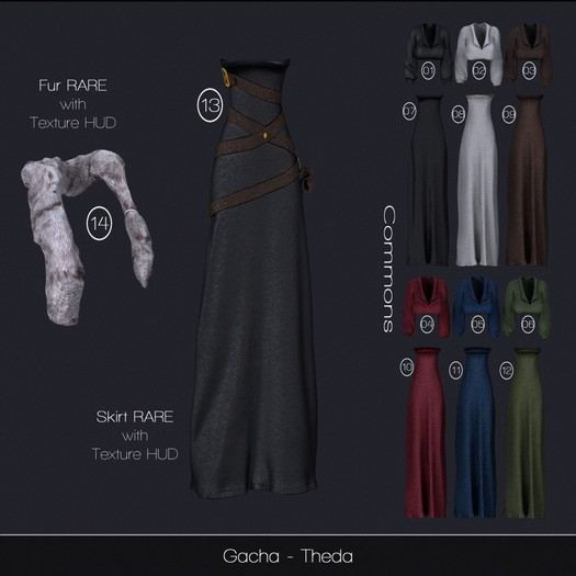 12. [I<3G] Theda - Skirt - Green