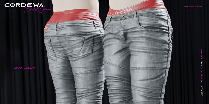 *CORDEWA* SECRET JEANS GRAY