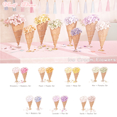 +Half-Deer+ Ice Cream Flowers [FATPACK]