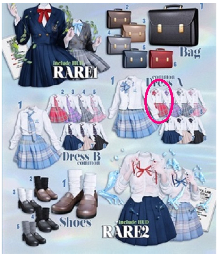 [700] x [V.C.LAB] Esper GACHA. common A 02(box)