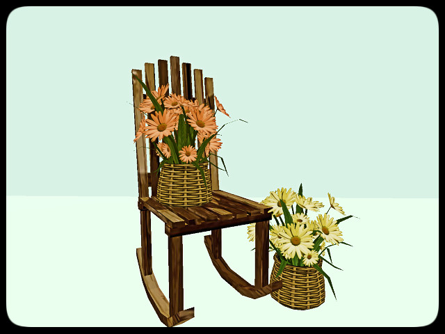 [AE] Garden Store - Camden Rocking Chair - orange