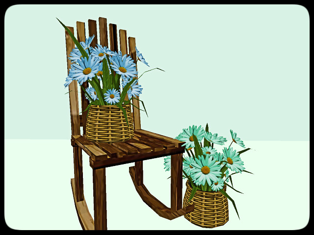 [AE] Garden Store - Camden Rocking Chair - blue