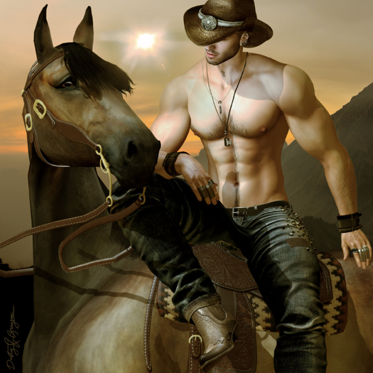 {Caress} Saddled Rest Pose