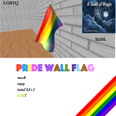 LGBTQ FLAG PRIDE FOR WALL-BOX