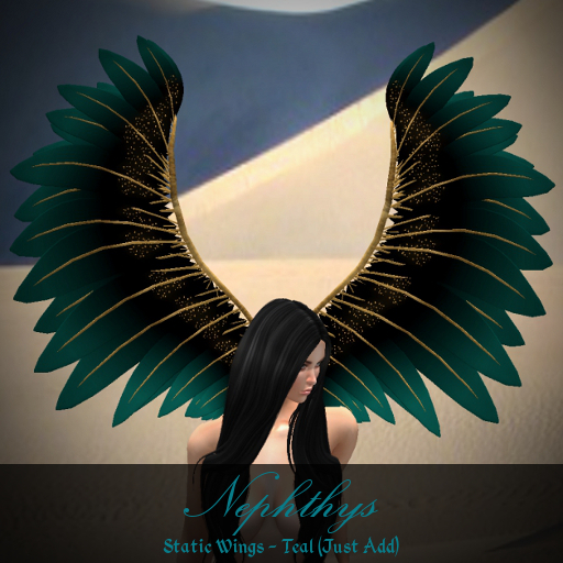 DI: Nephthys Wings - Teal 