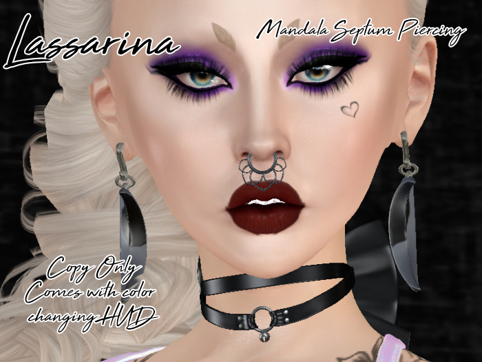 !L Mandala Septum Piercing