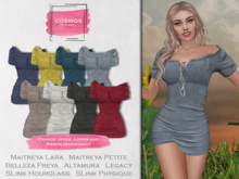 [COSMOS] Paula Summer Dress Velvet / 8 Colors Fatpack Demo