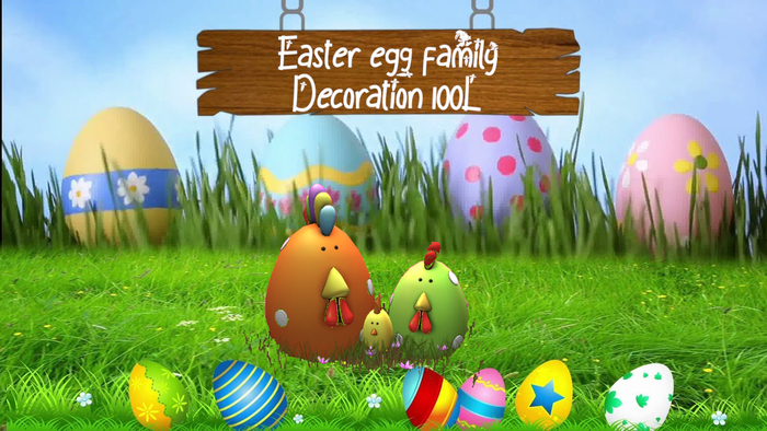 easter  eggfam deco