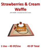 DFS Waffle - Strawberries And Cream (Texture)