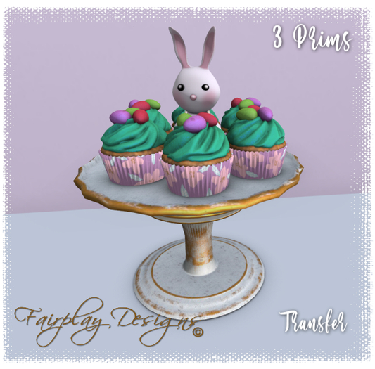 ~Easter Bunny Cupcake Platter~