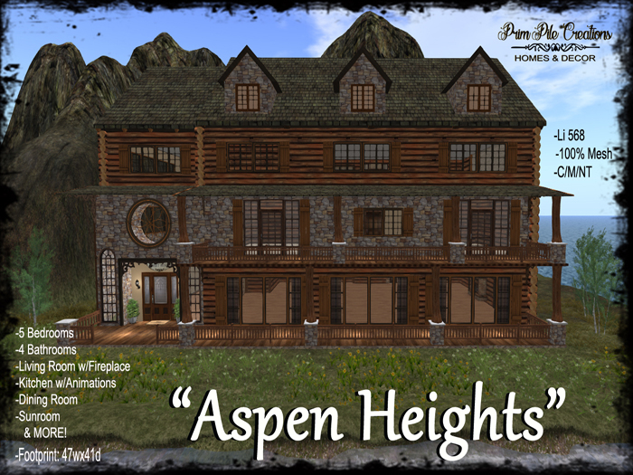 ~PPC~ Aspen Heights Log Home