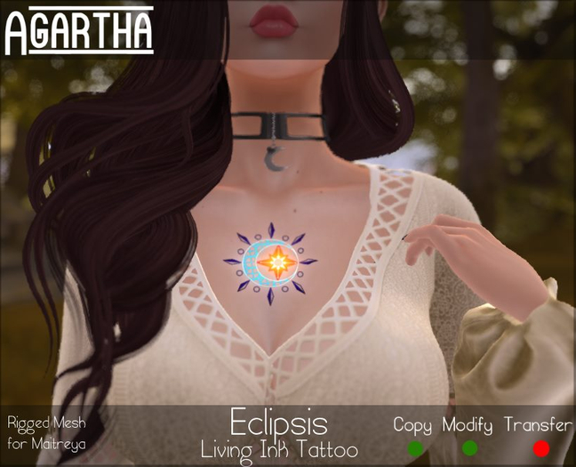 "Eclipsis" Living Ink tattoo by ~. Agartha .~