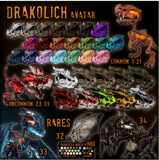::Static:: Drakolich Avatar VOUCHER - 21 {Mauvelous}