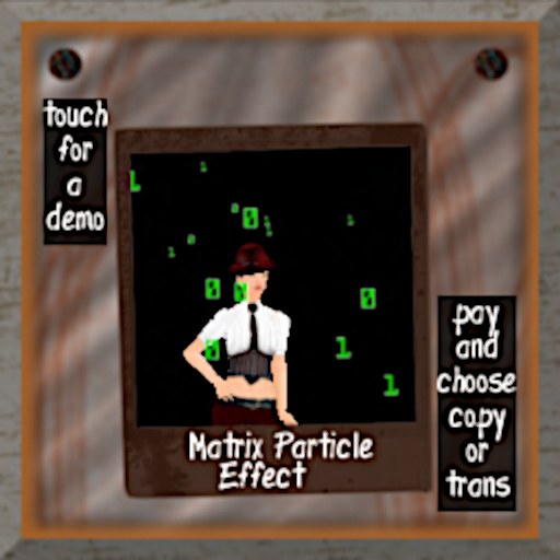 Matrix Green Particle Effect