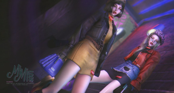 `M.BIRDIE / MiMi look. JacketSet Maitreya RARE