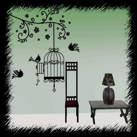 BB Birdcage Decal