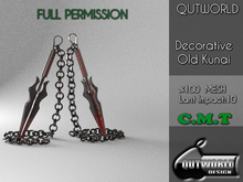 .::QUTWORLD Decorative Old Kunai::.FP 