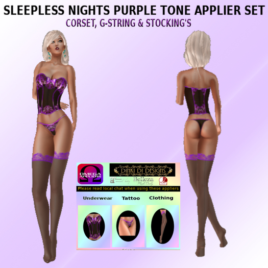 SLEEPLESS NIGHT PURPLE APPLIER SET