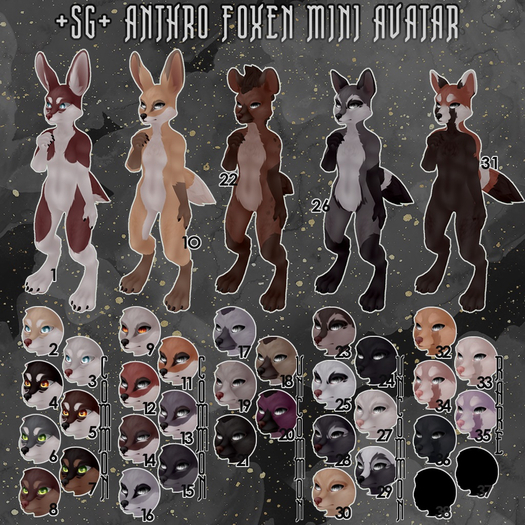 +SG+ Anthro Foxen Voucher [33] RARE