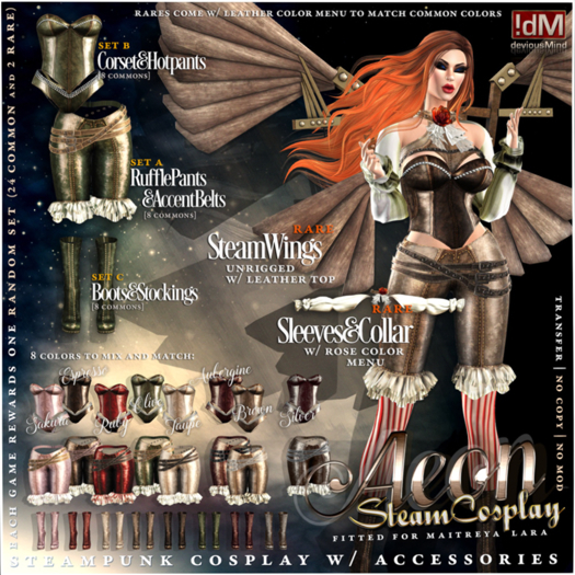 !dM Aeon **WINGS** (BOX #9 LARA) - RARE