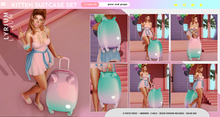 Lyrium. Kitteh Suitcase Series