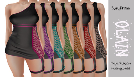 Second Life Marketplace - **Olain** Susy Dress FatPack