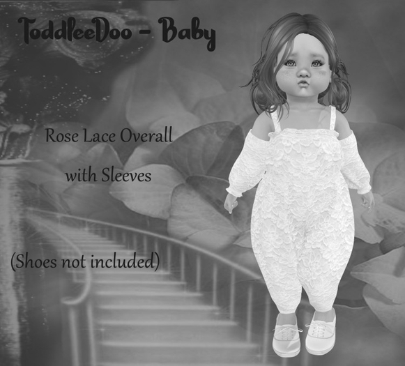 DEMO *LP* TODDLEEDOO Overall "Lacey" Rose