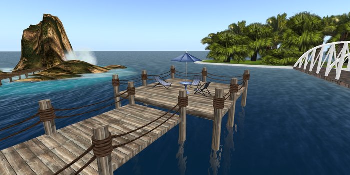 SMALL WEATHERED DOCK byGabe 