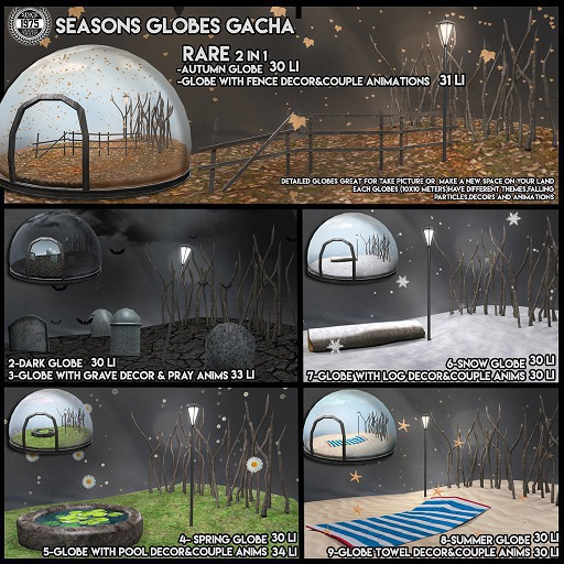 [Since1975]-Autumn Globe 2in1 RARE