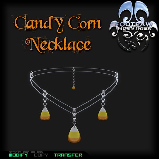 [FPI] Candy Corn Necklace