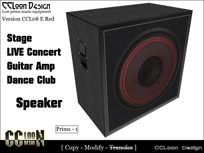 CCL Design - Stage Speakers CCL08 E RED
