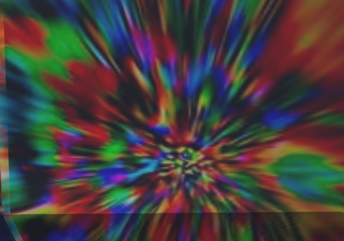 Rainbow Tie Dye Projector