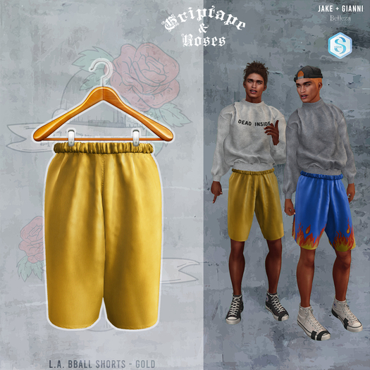 G+R - L.A. Shorts - Gold