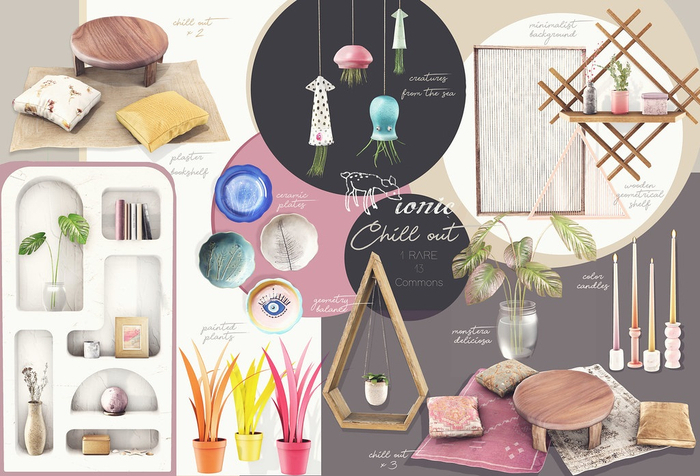 ionic : Painted plant - magenta