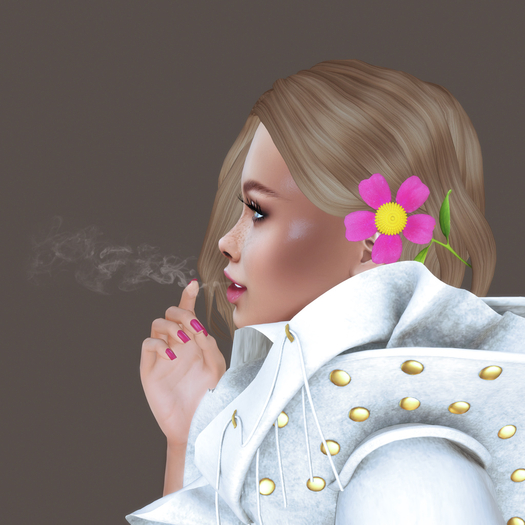 02 RARE -Sorumin- Flowertime GACHA -Hair&Flower-  -`ღ´-