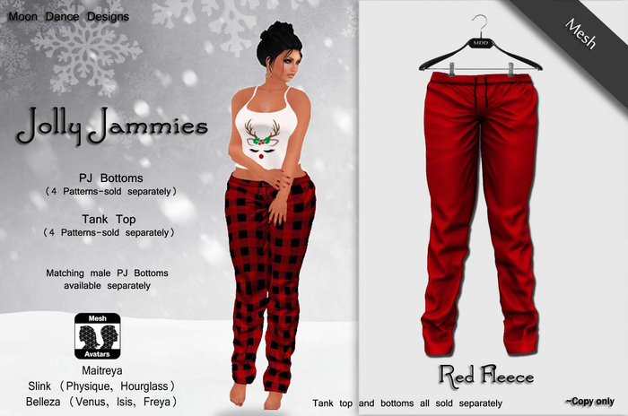 .:MDD:. Jolly Jammies (F)-RED 