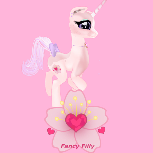 Fancy Filly - Peach pony