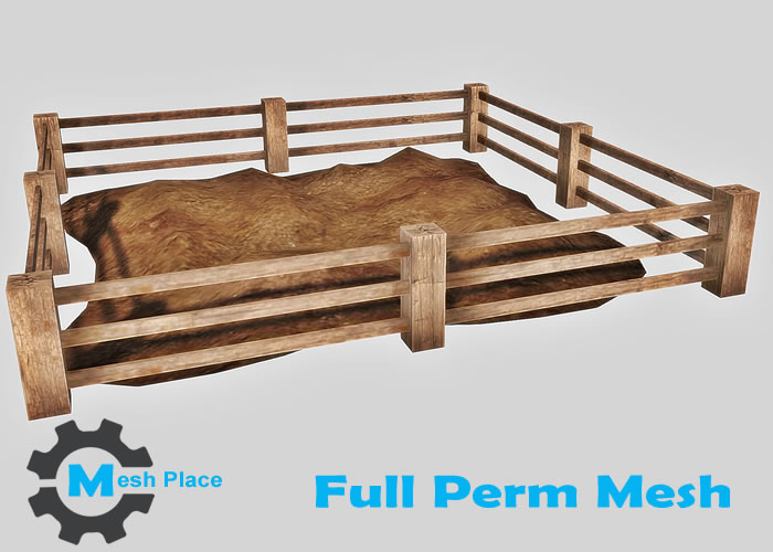 Mesh Place - Farm Fence - Full Perm Mesh