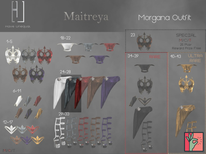 [HU] #25 Morgana Skirt_Grey_Maitreya_COMMON