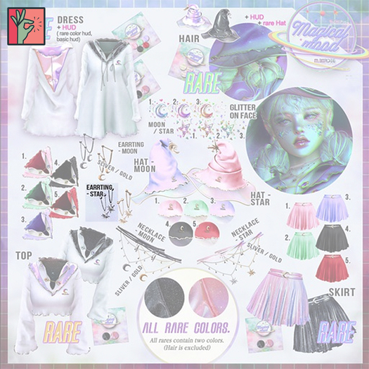 `M.BIRDIE / Magical mood. Earring-Star silver