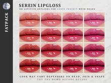 IVES. Serein Lipgloss. (GENUS) 'FATPACK'