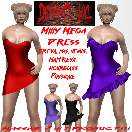DefianTz Inc - Milly Mega Dress - DEMO