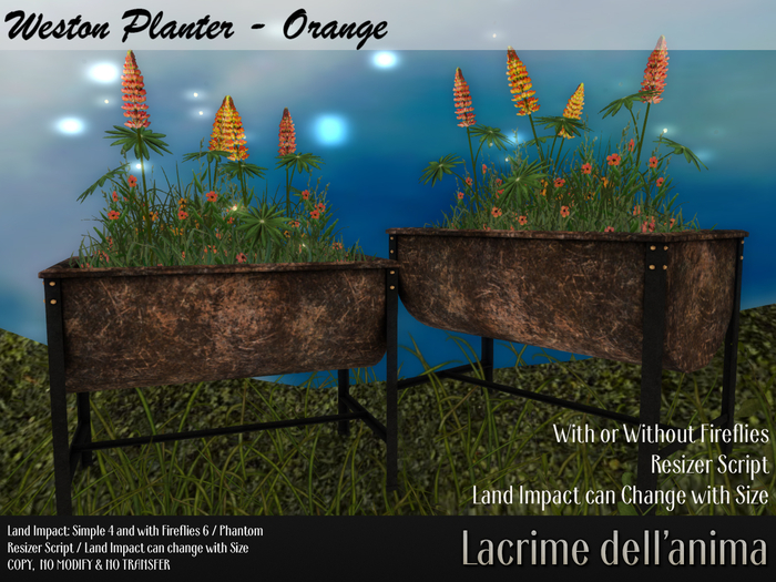 Weston Planter - Orange