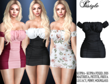 InStyle-Dress Emma -Black - KUPRA,LEGACY,PERKY,MAITREYA,PETITE,ISIS,FREYA,HOURGLASS