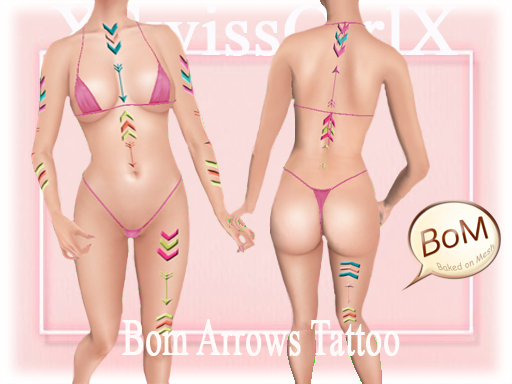 Bom Arrows Tattoo