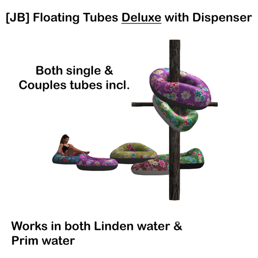 [JB] Floating Tubes Deluxe w/dispenser