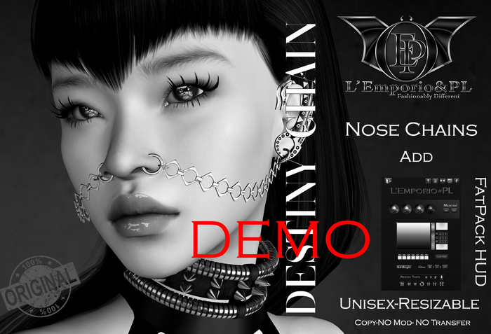 D*E*M*O L'Emporio&PL::*Destiny Chain*::-Nose Chain-