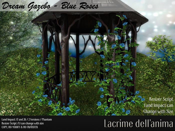 Dream Gazebo - Blue Roses