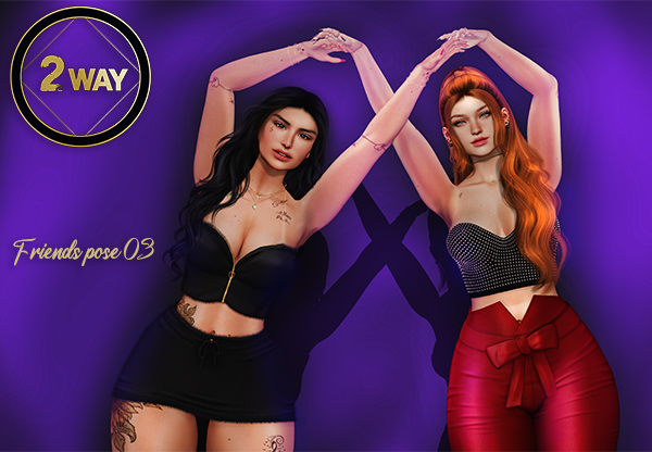 2way - Friends Pose 03{wear/click}