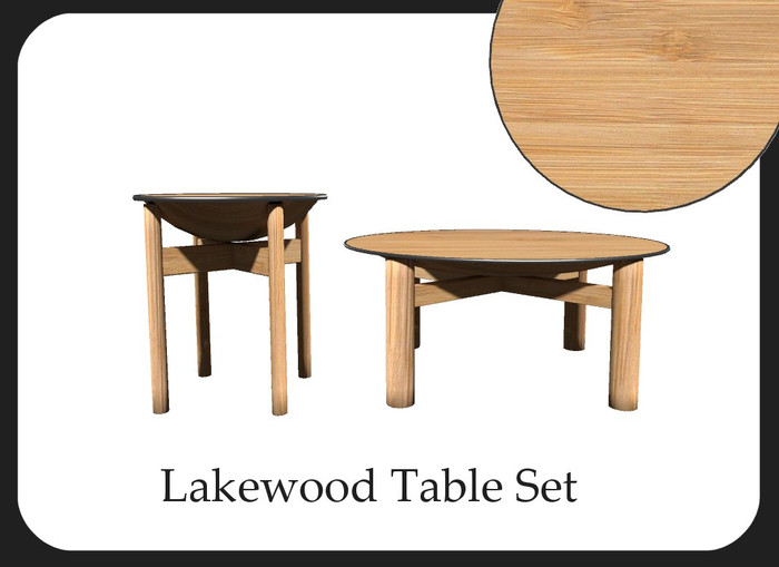 Second Life Marketplace - Lakewood Table Set